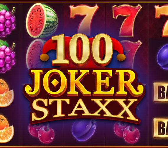 Игровой автомат 100 Joker Staxx от Playson