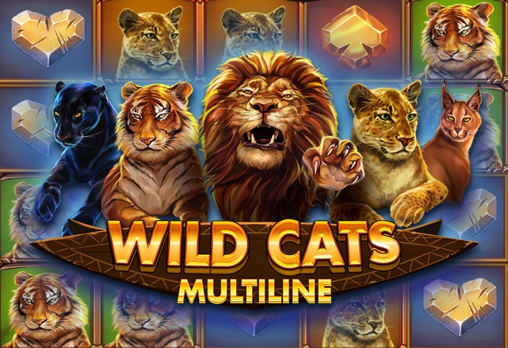 Игровой автомат Wild Cats Multiline от Red Tiger